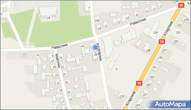 Mroczeń, Agrestowa, 15, mapa Mroczeń