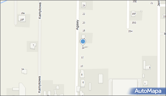 Stara Wieś, Agawy, 14, mapa Stara Wieś