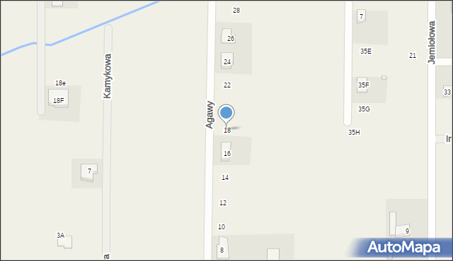 Stara Wieś, Agawy, 18, mapa Stara Wieś