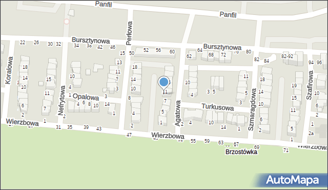 Tomaszów Mazowiecki, Agatowa, 9, mapa Tomaszów Mazowiecki