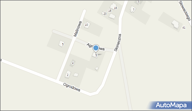 Troszyn, Agrestowa, 3, mapa Troszyn