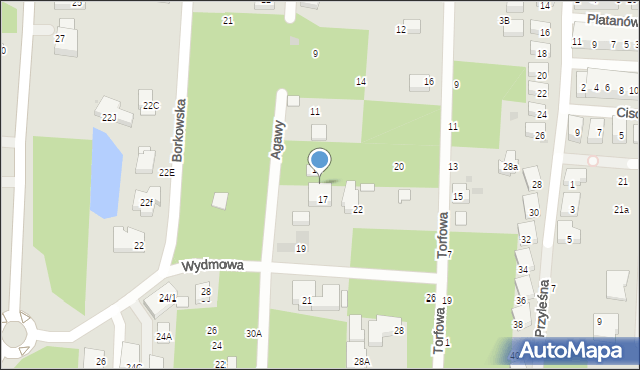Warszawa, Agawy, 15, mapa Warszawy