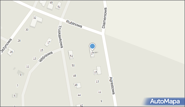 Ząbkowice Śląskie, Agrestowa, 17, mapa Ząbkowice Śląskie