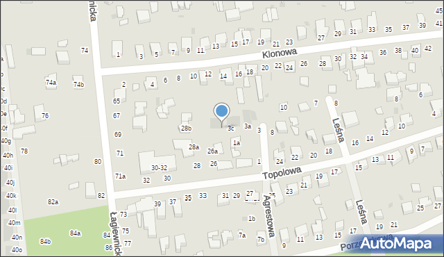 Zgierz, Agrestowa, 3d, mapa Zgierz