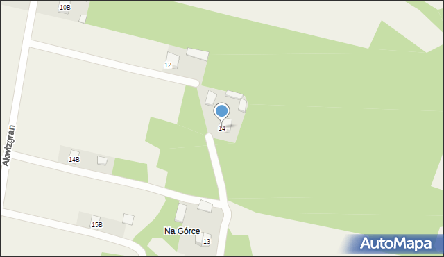 Akwizgran, Akwizgran, 14, mapa Akwizgran