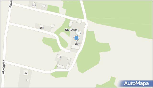 Akwizgran, Akwizgran, 15a, mapa Akwizgran