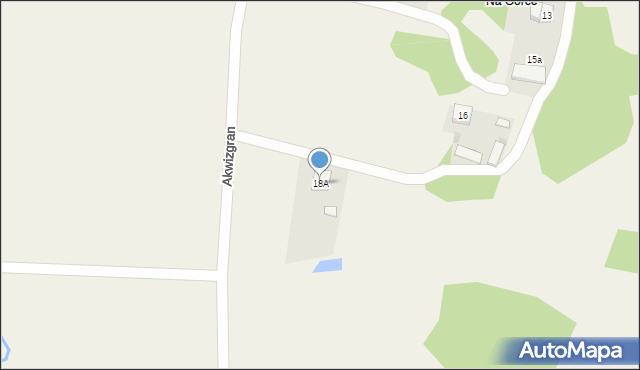 Akwizgran, Akwizgran, 18A, mapa Akwizgran