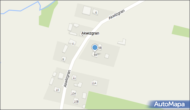 Akwizgran, Akwizgran, 9A, mapa Akwizgran