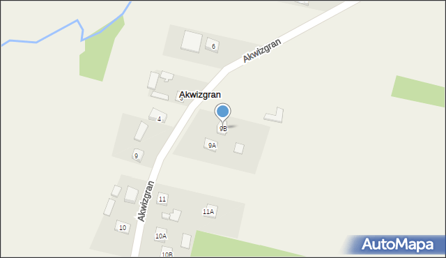 Akwizgran, Akwizgran, 9B, mapa Akwizgran