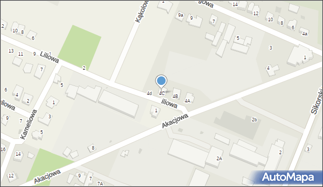 Aleksandrów Kujawski, Akacjowa, 4C, mapa Aleksandrów Kujawski