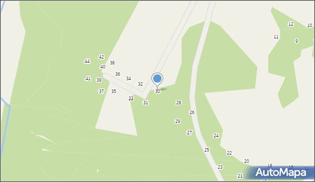 Będkowice, Akacjowa, 30, mapa Będkowice