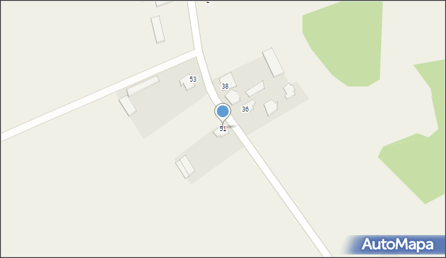 Boćki, Akacjowa, 51, mapa Boćki