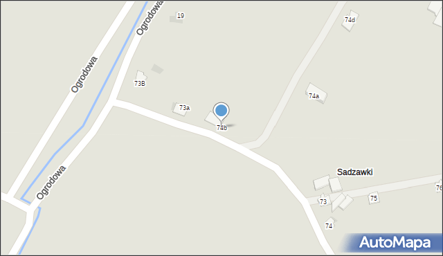 Boguchwała, Akacjowa, 74b, mapa Boguchwała