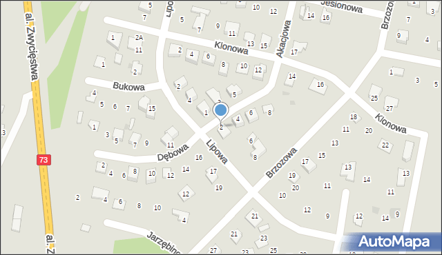 Chmielnik, Akacjowa, 2, mapa Chmielnik