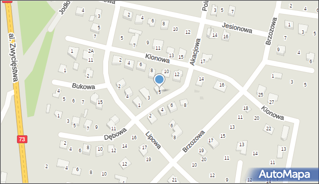 Chmielnik, Akacjowa, 5, mapa Chmielnik