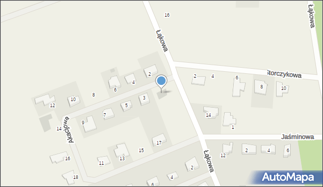 Chwalęcice, Akacjowa, 1, mapa Chwalęcice