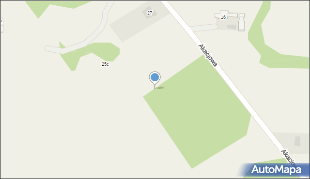 Główiew, Akacjowa, 21b, mapa Główiew