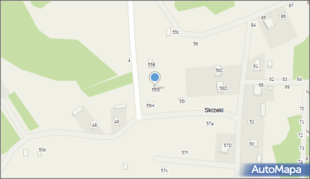 Gójszcz, Akacjowa, 13, mapa Gójszcz