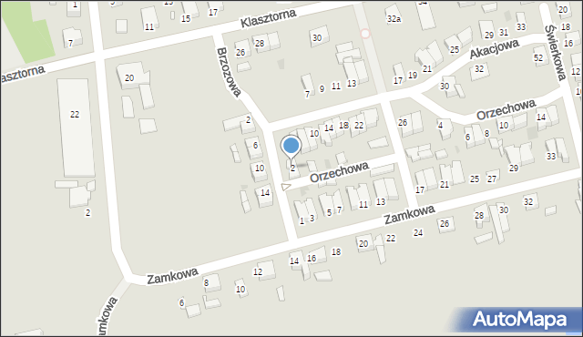 Gołańcz, Akacjowa, 2, mapa Gołańcz