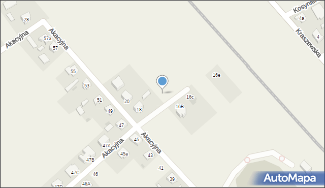 Iłowo-Osada, Akacyjna, 19a, mapa Iłowo-Osada