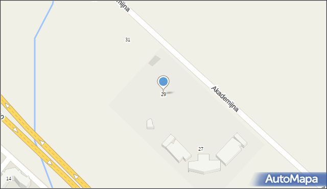 Jabłonna, Akademijna, 29, mapa Jabłonna