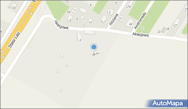 Jadwisin, Akacjowa, 2a, mapa Jadwisin