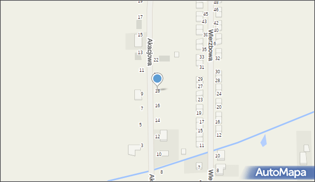 Janków Przygodzki, Akacjowa, 18, mapa Janków Przygodzki