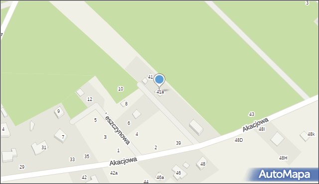 Katarzynów, Akacjowa, 41a, mapa Katarzynów