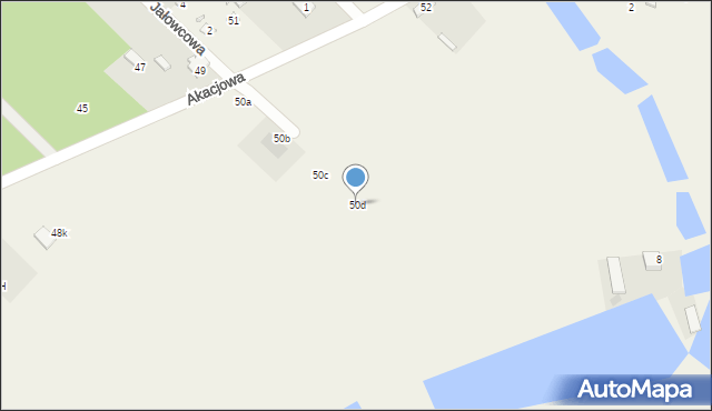 Katarzynów, Akacjowa, 50d, mapa Katarzynów
