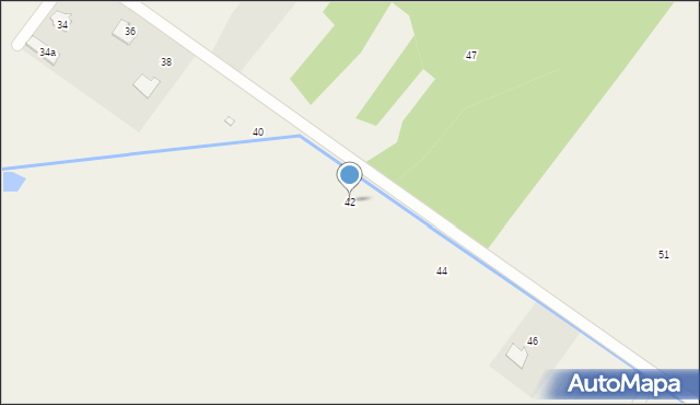 Ładzyń, Akacjowa, 42, mapa Ładzyń