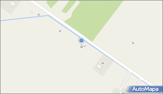 Ładzyń, Akacjowa, 44, mapa Ładzyń