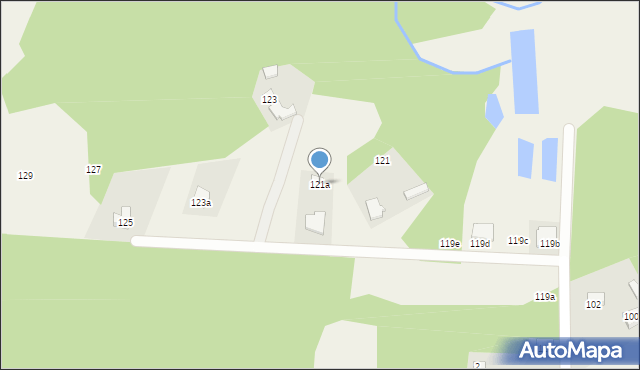 Lgota-Nadwarcie, Akacjowa, 121a, mapa Lgota-Nadwarcie