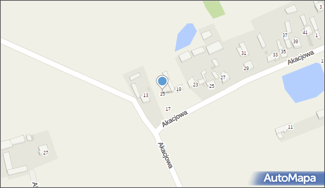 Łochynia, Akacjowa, 15, mapa Łochynia