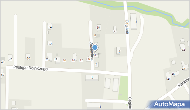 Łodygowice, Aksamitna, 4, mapa Łodygowice