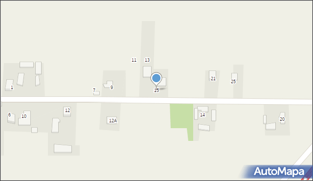 Mykanów, Akacjowa, 15, mapa Mykanów