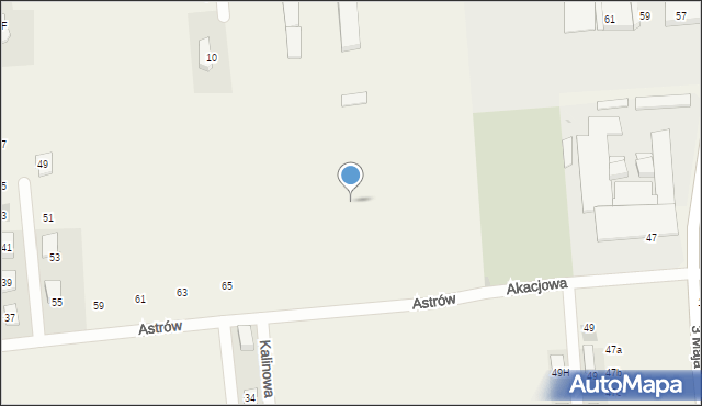Nowe Chechło, Akacjowa, 105, mapa Nowe Chechło