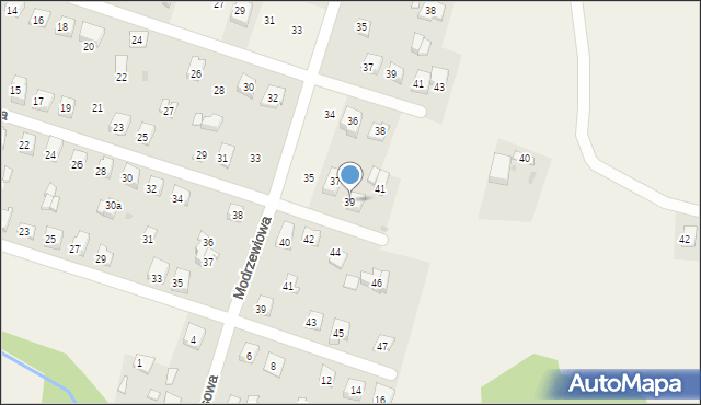 Nowe Proboszczewice, Akacjowa, 39, mapa Nowe Proboszczewice