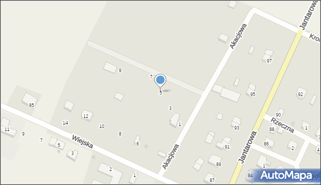 Nowy Dwór Gdański, Akacjowa, 5, mapa Nowy Dwór Gdański