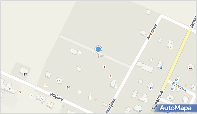 Nowy Dwór Gdański, Akacjowa, 7, mapa Nowy Dwór Gdański