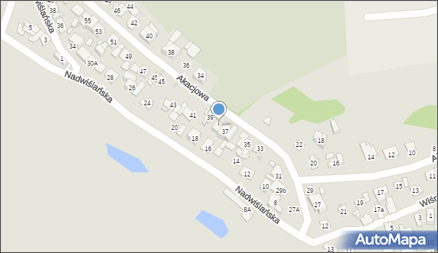Nowy Dwór Mazowiecki, Akacjowa, 37A, mapa Nowy Dwór Mazowiecki