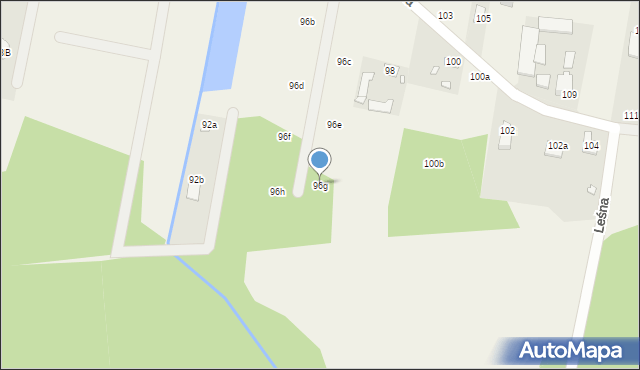 Nowy Prażmów, Akacjowa, 96g, mapa Nowy Prażmów