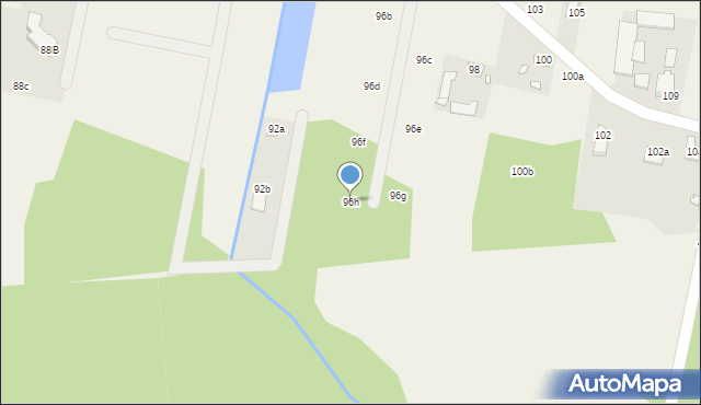 Nowy Prażmów, Akacjowa, 96h, mapa Nowy Prażmów