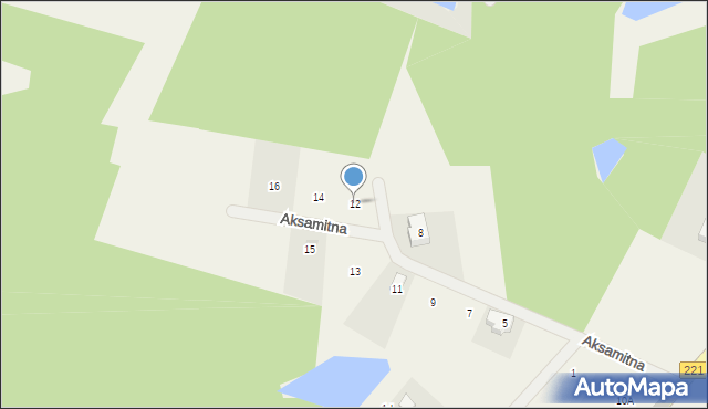 Piekło Dolne, Aksamitna, 12, mapa Piekło Dolne