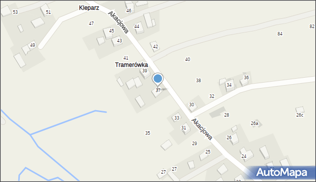 Piotrowice, Akacjowa, 37, mapa Piotrowice