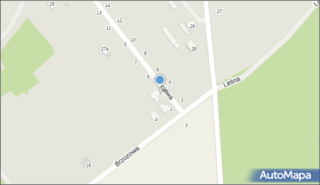 Przytyk, Akacjowa, 3, mapa Przytyk