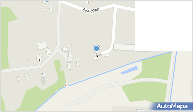 Radomyśl Wielki, Akacjowa, 14, mapa Radomyśl Wielki