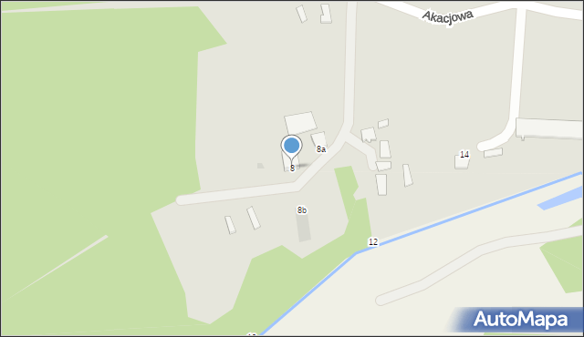 Radomyśl Wielki, Akacjowa, 8, mapa Radomyśl Wielki