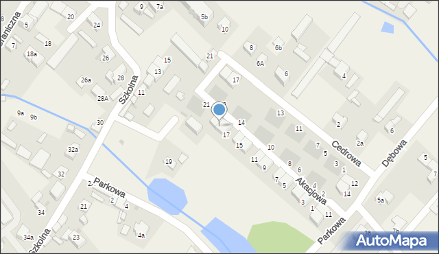 Radwanice, Akacjowa, 19, mapa Radwanice