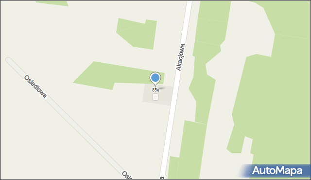 Ruda Strawczyńska, Akacjowa, 33, mapa Ruda Strawczyńska