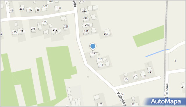 Rzozów, Akacjowa, 159, mapa Rzozów